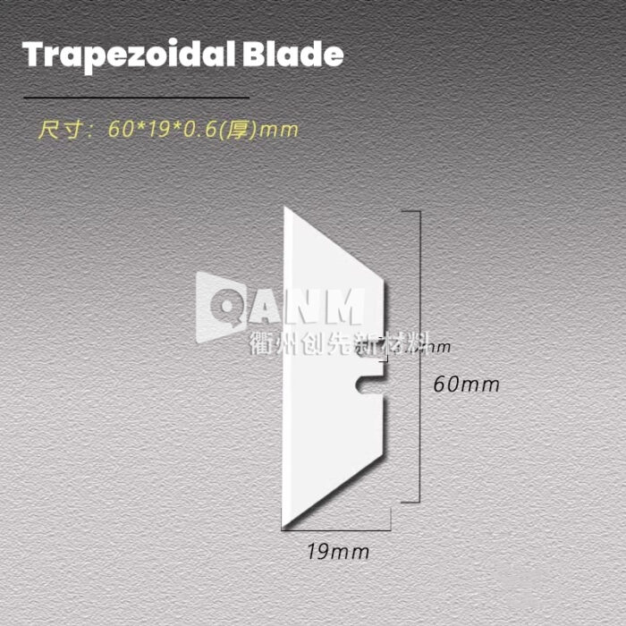 Trapezoid Industrial Ceramic Blade Box Cutter Utility Knife Blade Martor Industrial Blades One Blade Replacement