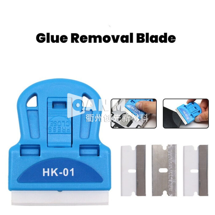 Mobile phone screen ceramic adhesive remover blade LCD cleaning OCA polarizing adhesive remover blade single-sided security blade - Image 2