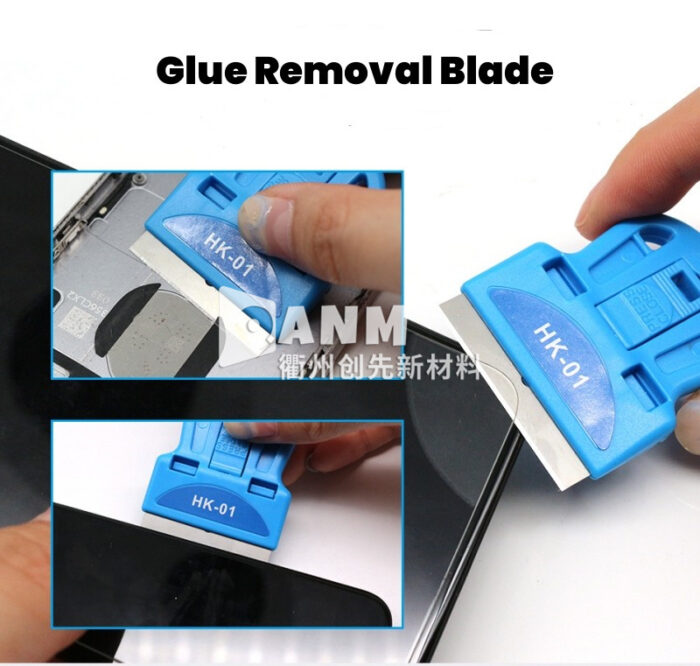 Mobile phone screen ceramic adhesive remover blade LCD cleaning OCA polarizing adhesive remover blade single-sided security blade