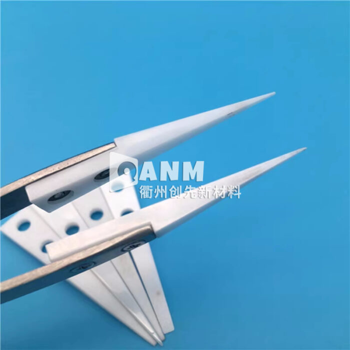Ceramic tweezers resistant to high temperatures, insulated tweezers for repairing mobile phones, microscopes, fingerprints, motherboards, flying wires, special pointed fine tweezers - Image 2