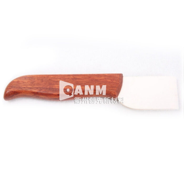 Ceramic leather cutting knife, leather cutting knife, handmade DIY leather cutting knife, thin shovel knife, trimming knife, round blade, straight edge - Image 5
