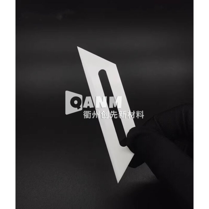 Ceramic labeling machine blade trapezoidal 88/108 * 72 * 19 * 1mm slitting machine blade anti-static, sharp and durable - Image 2