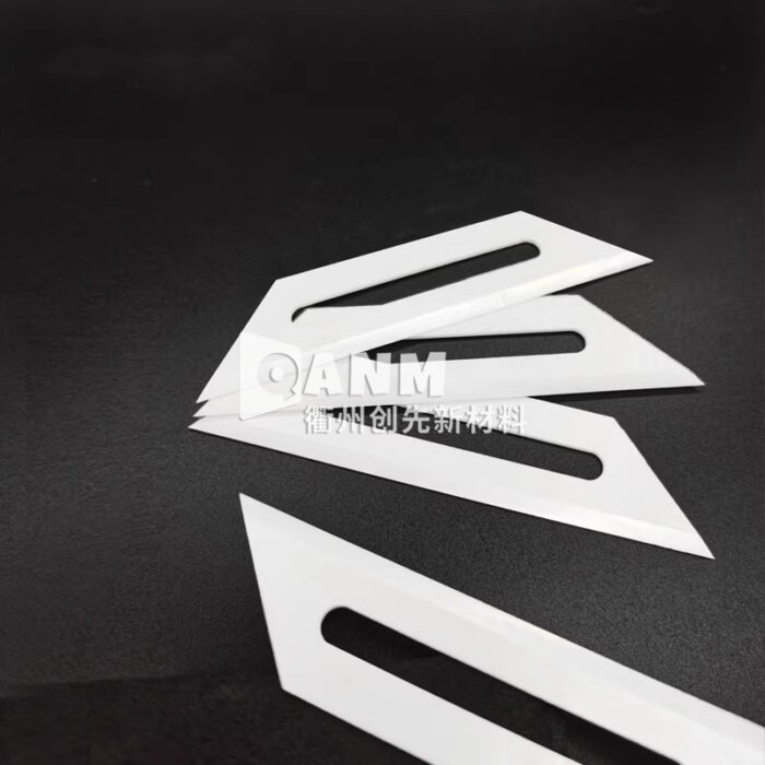 Ceramic labeling machine blade trapezoidal 88/108 * 72 * 19 * 1mm slitting machine blade anti-static, sharp and durable - Image 4