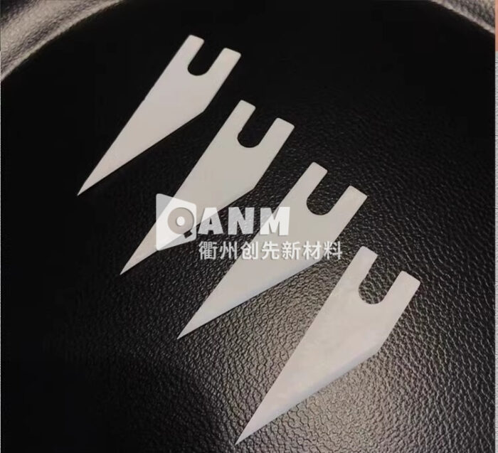 Customized Ceramic Triangle U-shaped Blade for Inflator with Irregular Parts, Bubble Column, Bubble Bag Buffer Cutting Blade - Image 4