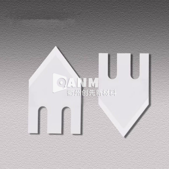 Ceramic blade with groove triangular blade bag cutting machine special manufacturer direct sales support customized blades - Image 2